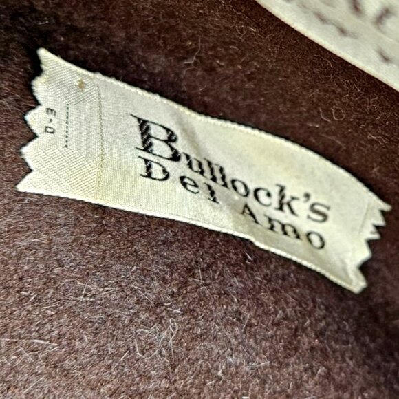 Vintage Yves Saint Laurent Brown Wool Bucket Hat Two Tone Italy 25" - Picture 6 of 12